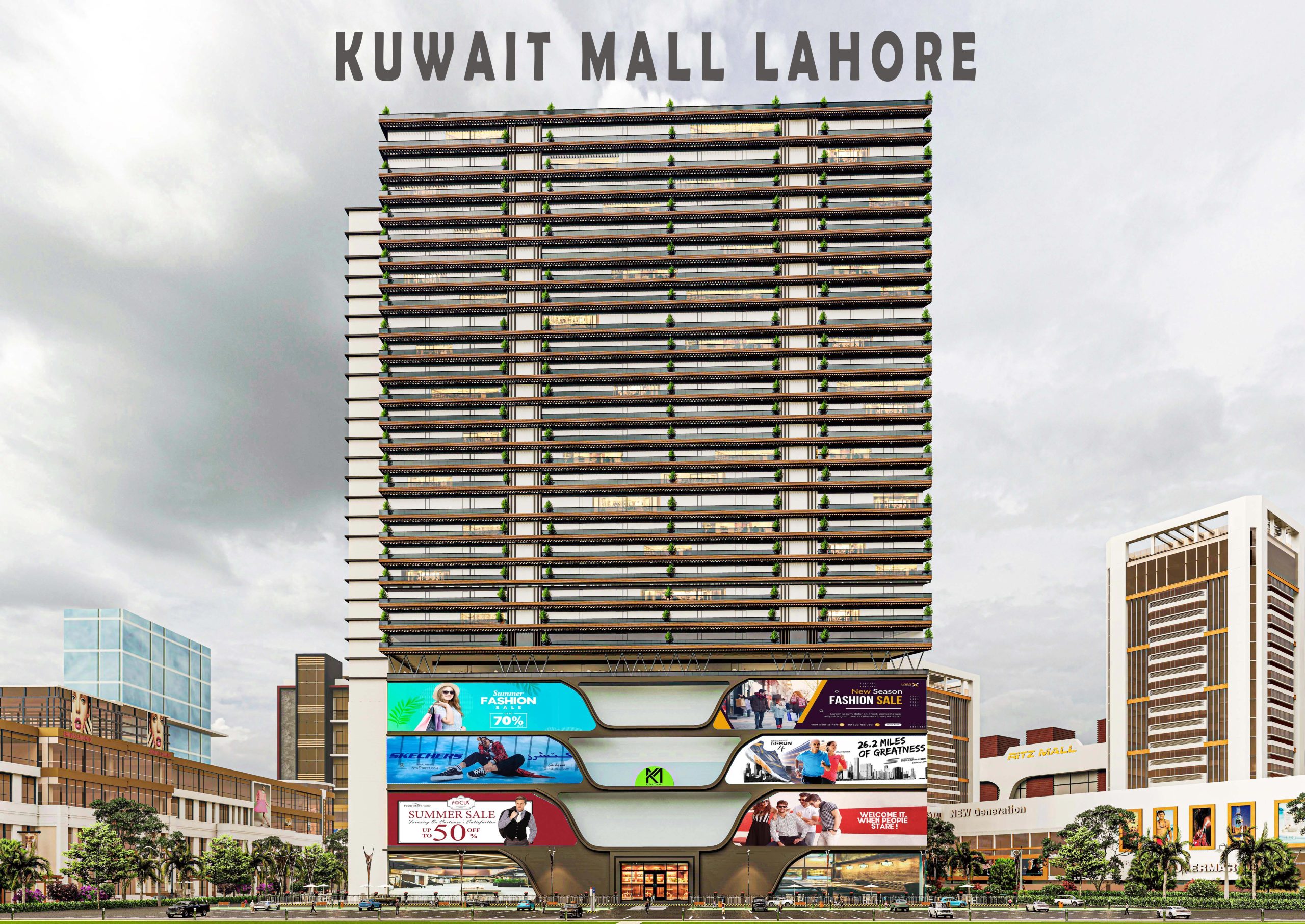 Front-Elevation-Kuwait-Mall